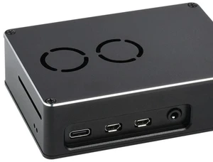AJMRTC Dual Fan Case for Raspberry Pi 4, Matte Dull-Polish Surface Enclosure, Metal Cooling Shell with Dual Cooling Fans, Protective Housing for Raspberry Pi 4B, Heat Dissipation & DIY Single Board AJMRTC Dual Fan Case for Raspberry Pi 4, Matte Dull-Polish Surface Enclosure, Metal Cooling Shell with Dual Cooling Fans, Protective Housing for Raspberry Pi 4B, Heat Dissipation & DIY Single Board
