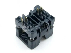 AJMRTC OTS-8(28)-0.65-01 IC Test & Burn-in Socket, 0.65mm Pitch Open Top Socket for SSOP8 TSSOP8 (4.4mm Body), Gold Plated Contact, Semiconductor IC Programming Aging Socket, In Stock AJMRTC OTS-8(28)-0.65-01 IC Test & Burn-in Socket, 0.65mm Pitch Open Top Socket for SSOP8 TSSOP8 (4.4mm Body), Gold Plated Contact, Semiconductor IC Programming Aging Socket, In Stock