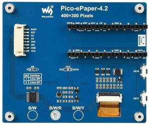 AJMRTC Wholesale 4.2 Inch E-Paper E-Ink Display Expansion Module for Raspberry Pi Pico, SPI Interface, Ultra Low Power, Partial Refresh, E-Ink Panel for IoT Electronic Tags & Maker DIY Projects AJMRTC Wholesale 4.2 Inch E-Paper E-Ink Display Expansion Module for Raspberry Pi Pico, SPI Interface, Ultra Low Power, Partial Refresh, E-Ink Panel for IoT Electronic Tags & Maker DIY Projects