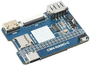 AJMRTC CM4-NANO-C Nano Base Board (C) for Raspberry Pi Compute Module 4 (CM4 Not Included), Same Size as CM4, Onboard 8MP IMX219 Camera with 160° FOV, Mini Carrier Board for Edge Vision & Embedded IoT AJMRTC CM4-NANO-C Nano Base Board (C) for Raspberry Pi Compute Module 4 (CM4 Not Included), Same Size as CM4, Onboard 8MP IMX219 Camera with 160° FOV, Mini Carrier Board for Edge Vision & Embedded IoT