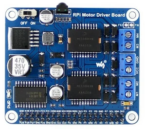 AJMRTC RPi Motor Driver Board, Raspberry Pi Expansion Board, Supports DC Motor & Stepper Motor Control, Multi-Channel Motor Drive Module for Robotics, Smart Car and Maker DIY Automation Projects AJMRTC RPi Motor Driver Board, Raspberry Pi Expansion Board, Supports DC Motor & Stepper Motor Control, Multi-Channel Motor Drive Module for Robotics, Smart Car and Maker DIY Automation Projects