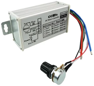 AJMRTC PWM DC Motor Stepless Speed Controller, Pulse Width Modulation Speed Control Switch, 60V 20A High Power DC Motor Regulator, for DC Motor Speed Adjustment, Small Pump, Fan and Automation Equipme AJMRTC PWM DC Motor Stepless Speed Controller, Pulse Width Modulation Speed Control Switch, 60V 20A High Power DC Motor Regulator, for DC Motor Speed Adjustment, Small Pump, Fan and Automation Equipme