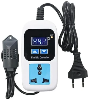 AJMRTC XK-W2008 Digital Humidity Controller, Intelligent Humidity Control Socket, Humidity Monitoring & Switch Control Module, Preset Humidity Hysteresis for Greenhouse, Incubator, Dehumidifier and AJMRTC XK-W2008 Digital Humidity Controller, Intelligent Humidity Control Socket, Humidity Monitoring & Switch Control Module, Preset Humidity Hysteresis for Greenhouse, Incubator, Dehumidifier and