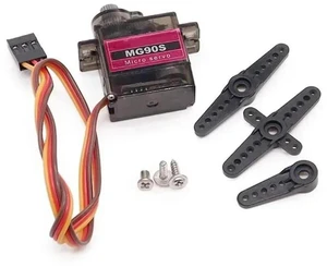 AJMRTC MG90S Metal Gear Digital 9G Micro Servo, 180 Degree Rotation Servo Motor for RC Helicopter Airplane Boat Car Robot DIY Model Projects AJMRTC MG90S Metal Gear Digital 9G Micro Servo, 180 Degree Rotation Servo Motor for RC Helicopter Airplane Boat Car Robot DIY Model Projects
