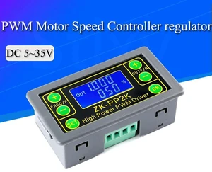 AJMRTC ZK-PP2K PWM DC Motor Speed Controller, DC 3.3V~30V 8A 150W Adjustable Speed Regulator, LED Dimmer Module with Pulse Frequency & Duty Ratio Control for DC Motor LED Light AJMRTC ZK-PP2K PWM DC Motor Speed Controller, DC 3.3V~30V 8A 150W Adjustable Speed Regulator, LED Dimmer Module with Pulse Frequency & Duty Ratio Control for DC Motor LED Light