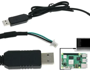 AJMRTC USB to TTL UART Serial Debug Cable for Raspberry Pi 5, RPI5 Terminal Serial Port Debug Display Cable, USB-TTL Adapter Wire for Raspberry Pi 5 Console Debugging AJMRTC USB to TTL UART Serial Debug Cable for Raspberry Pi 5, RPI5 Terminal Serial Port Debug Display Cable, USB-TTL Adapter Wire for Raspberry Pi 5 Console Debugging