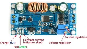 AJMRTC SS56 Adjustable Buck-Boost Power Supply Module, Constant Voltage Constant Current Step Up Step Down Converter, Automatic Voltage Regulator for Battery Charging LED Driver DIY Electronic Project AJMRTC SS56 Adjustable Buck-Boost Power Supply Module, Constant Voltage Constant Current Step Up Step Down Converter, Automatic Voltage Regulator for Battery Charging LED Driver DIY Electronic Project