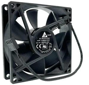 AJMRTC 9225 PWM Cooling Fan Replacement for Delta AFB0912VH / AUB0912VH, 90x90x25mm DC12V 0.60A 4-Pin PWM Fan for Computer CPU, Server, Inverter Cabinet Heat Dissipation AJMRTC 9225 PWM Cooling Fan Replacement for Delta AFB0912VH / AUB0912VH, 90x90x25mm DC12V 0.60A 4-Pin PWM Fan for Computer CPU, Server, Inverter Cabinet Heat Dissipation