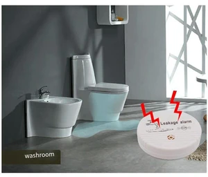 AJMRTC Household Water Leak Detector Alarm, Water Immersion Sensor, Washing Machine Drain Overflow Water Level Alarm, Anti-Leakage Alert for Home Basement Kitchen Water Tank AJMRTC Household Water Leak Detector Alarm, Water Immersion Sensor, Washing Machine Drain Overflow Water Level Alarm, Anti-Leakage Alert for Home Basement Kitchen Water Tank