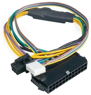 AJMRTC 2Pcs ATX 24Pin Female to 6Pin Male PCIe PSU Power Adapter Cable, Mainboard Power Supply Connector Cord for Elite 8100 8200 Desktop PC Power Conversion Upgrade AJMRTC 2Pcs ATX 24Pin Female to 6Pin Male PCIe PSU Power Adapter Cable, Mainboard Power Supply Connector Cord for Elite 8100 8200 Desktop PC Power Conversion Upgrade