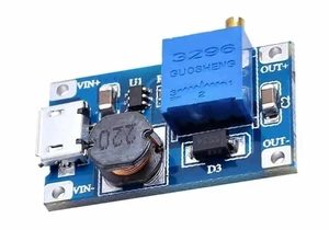 AJMRTC MT3608 DC-DC Step Up Power Booster Module, Micro USB 2A Adjustable Voltage Regulator, 2V-24V Input to 28V Output, Replacement for XL6009 for DIY Electronic Projects, 1PCS AJMRTC MT3608 DC-DC Step Up Power Booster Module, Micro USB 2A Adjustable Voltage Regulator, 2V-24V Input to 28V Output, Replacement for XL6009 for DIY Electronic Projects, 1PCS