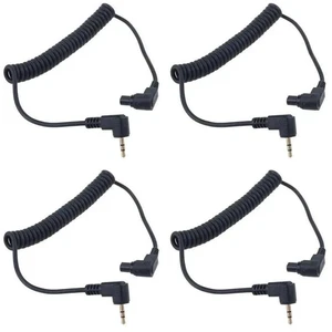 AJMRTC 4Pcs 2.5mm to C3 Off Camera Shutter Release Cable, Remote Shutter Connect Cord For Canon 1D,5D,6D,5DII,5DIII,7D,10D DSLR Camera Photography Trigger AJMRTC 4Pcs 2.5mm to C3 Off Camera Shutter Release Cable, Remote Shutter Connect Cord For Canon 1D,5D,6D,5DII,5DIII,7D,10D DSLR Camera Photography Trigger