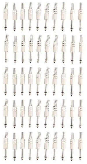 AJMRTC 6.35mm Mono Audio Plug, 1/4 Inch Male Monaural Jack Connector for Microphone, Amplifier, Speaker Audio Cable Soldering Repair, 50Pcs Pack AJMRTC 6.35mm Mono Audio Plug, 1/4 Inch Male Monaural Jack Connector for Microphone, Amplifier, Speaker Audio Cable Soldering Repair, 50Pcs Pack