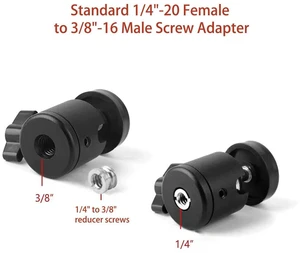 AJMRTC 22 Pcs Camera Screw Mount Set, 1/4 to 3/8 Tripod Screw Adapter, 1/4 to 1/4 Screw & Camera Hot Shoe Mount Adapter Kit for Tripod, Monopod, Camera Cage, Flash Light, Photography Accessories AJMRTC 22 Pcs Camera Screw Mount Set, 1/4 to 3/8 Tripod Screw Adapter, 1/4 to 1/4 Screw & Camera Hot Shoe Mount Adapter Kit for Tripod, Monopod, Camera Cage, Flash Light, Photography Accessories