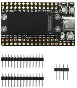 AJMRTC C6T6 Core Minimum System Board, FLASH Microcontroller Development Board, Single Chip Mainboard for Embedded Programming, Electronic Experiment, Circuit Debugging and Maker DIY Projects AJMRTC C6T6 Core Minimum System Board, FLASH Microcontroller Development Board, Single Chip Mainboard for Embedded Programming, Electronic Experiment, Circuit Debugging and Maker DIY Projects