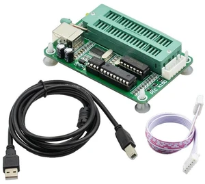 AJMRTC PIC K150 ICSP Programmer USB Automatic Microcontroller Programmer with USB ICSP Cable, Supports Microchip PIC10F PIC12F PIC16F PIC18F Chips, In-Circuit Serial Programming Development Tool AJMRTC PIC K150 ICSP Programmer USB Automatic Microcontroller Programmer with USB ICSP Cable, Supports Microchip PIC10F PIC12F PIC16F PIC18F Chips, In-Circuit Serial Programming Development Tool