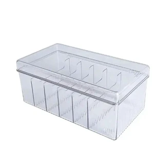 AJMRTC 1 Pack Clear Cable Organizer Storage Case with Lid, Plastic Desktop Box for Home Office Electronics Accessories, USB Cables, Small Gadget Sorting Container AJMRTC 1 Pack Clear Cable Organizer Storage Case with Lid, Plastic Desktop Box for Home Office Electronics Accessories, USB Cables, Small Gadget Sorting Container