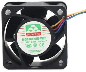 AJMRTC 4020 Server Cooling Fan, MGT4012UB-W20 40mm 4cm DC12V 0.3A 4-Wire PWM Axial Fan, 40×40×20mm Brushless Fan Replacement for Server Chassis, Industrial Equipment, Cabinet Heat Dissipation AJMRTC 4020 Server Cooling Fan, MGT4012UB-W20 40mm 4cm DC12V 0.3A 4-Wire PWM Axial Fan, 40×40×20mm Brushless Fan Replacement for Server Chassis, Industrial Equipment, Cabinet Heat Dissipation