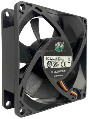 AJMRTC 8025 PWM Cooling Fan, DF0802512B2UN 8cm 80×80×25mm DC12V 0.6A 4-Pin Hydraulic Bearing Quiet PC Case Fan, High Performance Axial Fan for Computer Chassis, Cabinet Heat Dissipation Replacement AJMRTC 8025 PWM Cooling Fan, DF0802512B2UN 8cm 80×80×25mm DC12V 0.6A 4-Pin Hydraulic Bearing Quiet PC Case Fan, High Performance Axial Fan for Computer Chassis, Cabinet Heat Dissipation Replacement
