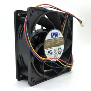 AJMRTC 120mm 48V DC Cooling Fan Replacement for AVC 2B12038B48U, 120x120x38MM 12cm 4 Wires 1.30A High Speed DC Fan, Industrial Inverter Cabinet Heat Dissipation Cooling Fan AJMRTC 120mm 48V DC Cooling Fan Replacement for AVC 2B12038B48U, 120x120x38MM 12cm 4 Wires 1.30A High Speed DC Fan, Industrial Inverter Cabinet Heat Dissipation Cooling Fan