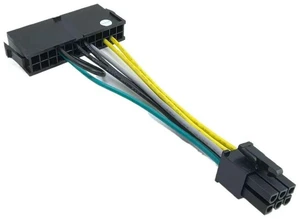 AJMRTC 24Pin to 6Pin ATX PSU Power Supply Cable, Convert Standard ATX Power Supply for Dell OptiPlex 7050 3669 3050 5050 3668 Motherboard, 24P to 6P Mainboard Power Adapter Wire AJMRTC 24Pin to 6Pin ATX PSU Power Supply Cable, Convert Standard ATX Power Supply for Dell OptiPlex 7050 3669 3050 5050 3668 Motherboard, 24P to 6P Mainboard Power Adapter Wire