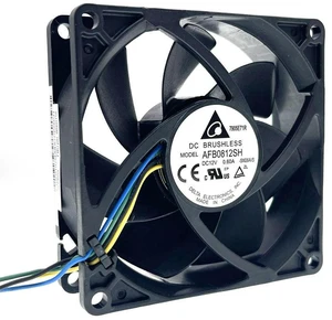 AJMRTC AFB0812SH 8025 80x80x25mm 4Pin PWM Cooling Fan, DC12V 4500RPM High CFM High Speed Case CPU Cooler, Replacement Fan for Delta AFB0812SH 00XD158 Computer Chassis Heat Dissipation AJMRTC AFB0812SH 8025 80x80x25mm 4Pin PWM Cooling Fan, DC12V 4500RPM High CFM High Speed Case CPU Cooler, Replacement Fan for Delta AFB0812SH 00XD158 Computer Chassis Heat Dissipation