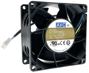 AJMRTC 8038 PWM Cooling Fan, 80mm 8cm 80x80x38mm DC12V High Airflow 10000RPM Dual Ball Bearing 4-Wire Brushless Fan, Powerful High Speed Replacement Cooler for PC Case, CPU, Server & Industrial Equipm AJMRTC 8038 PWM Cooling Fan, 80mm 8cm 80x80x38mm DC12V High Airflow 10000RPM Dual Ball Bearing 4-Wire Brushless Fan, Powerful High Speed Replacement Cooler for PC Case, CPU, Server & Industrial Equipm
