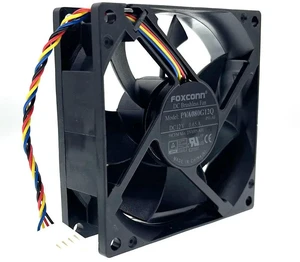AJMRTC PVA080G12Q DVH85-A01 8025 PWM Cooling Fan 80x80x25mm DC12V 59CFM 4-Pin 4Wire Brushless Fan, High Airflow Replacement Cooler for Server, Inverter, Computer Chassis Heat Dissipation AJMRTC PVA080G12Q DVH85-A01 8025 PWM Cooling Fan 80x80x25mm DC12V 59CFM 4-Pin 4Wire Brushless Fan, High Airflow Replacement Cooler for Server, Inverter, Computer Chassis Heat Dissipation
