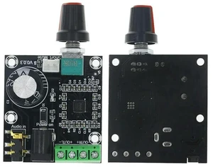 AJMRTC PAM8610 Class D Digital Audio Amplifier Board, 2x15W Dual Channel Stereo Amp Module, DC 12V High Power Audio Power Amplifier Development Board for DIY Speakers, Home Audio System AJMRTC PAM8610 Class D Digital Audio Amplifier Board, 2x15W Dual Channel Stereo Amp Module, DC 12V High Power Audio Power Amplifier Development Board for DIY Speakers, Home Audio System