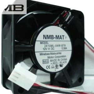 AJMRTC 2410ML-04W-B79 -F62 6025 Cooling Fan, 60x60x25mm 6cm DC 12V 0.58A 3-Wire Axial Fan, Replacement Cooler for Server, Inverter, Industrial Equipment Heat Dissipation AJMRTC 2410ML-04W-B79 -F62 6025 Cooling Fan, 60x60x25mm 6cm DC 12V 0.58A 3-Wire Axial Fan, Replacement Cooler for Server, Inverter, Industrial Equipment Heat Dissipation