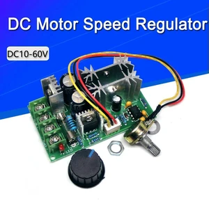 AJMRTC DC10-60V PWM DC Motor Speed Controller, 20A High Power DC Motor Drive Module, 12V 24V 36V 48V Current Regulator Adjustable Speed Governor for Brushed DC Motors AJMRTC DC10-60V PWM DC Motor Speed Controller, 20A High Power DC Motor Drive Module, 12V 24V 36V 48V Current Regulator Adjustable Speed Governor for Brushed DC Motors