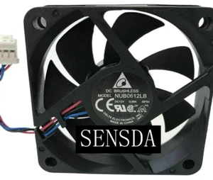 AJMRTC NUB0612LB BP34 Server Cooling Fan, DC 12V 0.08A 60x60x15mm Silent Low Noise Square Replacement Fan, Quiet Cooling Fan for Server Industrial Equipment AJMRTC NUB0612LB BP34 Server Cooling Fan, DC 12V 0.08A 60x60x15mm Silent Low Noise Square Replacement Fan, Quiet Cooling Fan for Server Industrial Equipment