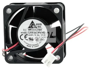 AJMRTC 40mm 24V Server Cooling Fan Replacement for Delta EFB0424VHD, 4CM 0.09A Dual Ball Bearing High Airflow Fan, Industrial Telecom Equipment DC Cooling Fan AJMRTC 40mm 24V Server Cooling Fan Replacement for Delta EFB0424VHD, 4CM 0.09A Dual Ball Bearing High Airflow Fan, Industrial Telecom Equipment DC Cooling Fan