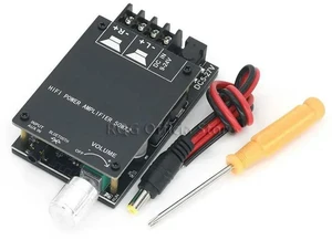 AJMRTC ZK-502C HIFI Stereo Bluetooth 5.0 Digital Amplifier Board, TPA3116D2 50W×2 Class D Audio AMP Module, AUX & Wireless Input Volume Control Potentiometer for DIY Speaker Home Audio Project AJMRTC ZK-502C HIFI Stereo Bluetooth 5.0 Digital Amplifier Board, TPA3116D2 50W×2 Class D Audio AMP Module, AUX & Wireless Input Volume Control Potentiometer for DIY Speaker Home Audio Project