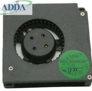 AJMRTC AB5512HX-G00 Blower Cooling Fan, 55×55×15mm 5.5cm DC12V 0.19A 2-Wire Brushless Centrifugal Fan Replacement for ADDA, Mini Turbo Cooler for Server, Industrial Equipment, Small Chassis Heat AJMRTC AB5512HX-G00 Blower Cooling Fan, 55×55×15mm 5.5cm DC12V 0.19A 2-Wire Brushless Centrifugal Fan Replacement for ADDA, Mini Turbo Cooler for Server, Industrial Equipment, Small Chassis Heat