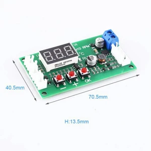 AJMRTC 2 Pack DC Fan Speed Controller Governor, DC12V 24V 48V 5A PWM Temperature Control Fan Regulator, 2/3/4 Wire Fan Speed Adjust Module Compatible with EC EBM Fans for Chassis Cabinet Cooling Heat AJMRTC 2 Pack DC Fan Speed Controller Governor, DC12V 24V 48V 5A PWM Temperature Control Fan Regulator, 2/3/4 Wire Fan Speed Adjust Module Compatible with EC EBM Fans for Chassis Cabinet Cooling Heat