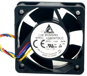 AJMRTC 2Pcs 40mm Axial Cooling Fan, ASB0412LC 40X40X15mm 4CM DC12V 0.06A 4-Wire PWM Fan Replacement for Delta, High Speed PWM Control Case Fan for Small Chassis, Server, Embedded Equipment Heat Dissip AJMRTC 2Pcs 40mm Axial Cooling Fan, ASB0412LC 40X40X15mm 4CM DC12V 0.06A 4-Wire PWM Fan Replacement for Delta, High Speed PWM Control Case Fan for Small Chassis, Server, Embedded Equipment Heat Dissip