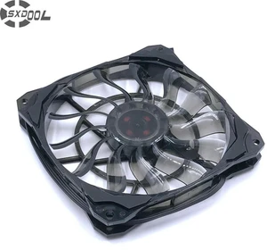 AJMRTC 120mm Slim PC Cooling Fan 15mm Thickness, PWM Quiet Computer Fan 53.6CFM, 120x15mm Case Fan with De-vibration Rubber Pads for PC Chassis, Radiator, Server Cooling AJMRTC 120mm Slim PC Cooling Fan 15mm Thickness, PWM Quiet Computer Fan 53.6CFM, 120x15mm Case Fan with De-vibration Rubber Pads for PC Chassis, Radiator, Server Cooling