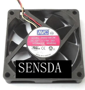 AJMRTC Replacement for AVC DS07015R12M 7015 PWM Cooling Fan, DC 12V 0.4A 70x70x15mm 7cm 3-Wire Temperature Control Fan, CPU Cooler Fan for Computer Case, Industrial Equipment Heat Dissipation AJMRTC Replacement for AVC DS07015R12M 7015 PWM Cooling Fan, DC 12V 0.4A 70x70x15mm 7cm 3-Wire Temperature Control Fan, CPU Cooler Fan for Computer Case, Industrial Equipment Heat Dissipation