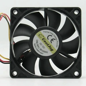 AJMRTC R127015DU 70mm Cooling Fan, 7025 7CM DC 12V 4Pin Ball Bearing Fan, 2500-4500RPM Adjustable Speed High Efficiency Replacement Fan for PC Case, Industrial Equipment Heat Dissipation AJMRTC R127015DU 70mm Cooling Fan, 7025 7CM DC 12V 4Pin Ball Bearing Fan, 2500-4500RPM Adjustable Speed High Efficiency Replacement Fan for PC Case, Industrial Equipment Heat Dissipation