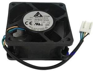 AJMRTC AFB0612VH 6025 60mm DC 12V Cooling Fan, Dual Ball Bearing PWM Axial Fan, 5200RPM High Speed 60x60x25mm Replacement Fan for Server, PC Case, Industrial Cabinet, Power Supply Heat Dissipation AJMRTC AFB0612VH 6025 60mm DC 12V Cooling Fan, Dual Ball Bearing PWM Axial Fan, 5200RPM High Speed 60x60x25mm Replacement Fan for Server, PC Case, Industrial Cabinet, Power Supply Heat Dissipation
