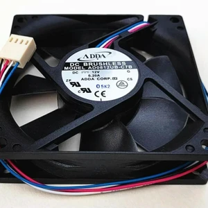 AJMRTC AD0812UB-C7B 8020 80mm DC12V Cooling Fan, 0.20A Dual Ball Bearing 4-Wire PWM Speed Control Axial Fan, 80x80x20mm 8CM Replacement Cooler for Server, PC Case, Industrial Cabinet, Power Supply AJMRTC AD0812UB-C7B 8020 80mm DC12V Cooling Fan, 0.20A Dual Ball Bearing 4-Wire PWM Speed Control Axial Fan, 80x80x20mm 8CM Replacement Cooler for Server, PC Case, Industrial Cabinet, Power Supply