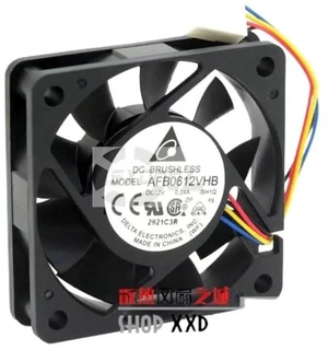 AJMRTC 60mm Cooling Fan for Delta AFB0612VHB 6015 12V 0.24A 4-Pin PWM Fan, 60x60x15mm High Speed Quiet Replacement Fan for PC Case Server Industrial Electronics Cooling AJMRTC 60mm Cooling Fan for Delta AFB0612VHB 6015 12V 0.24A 4-Pin PWM Fan, 60x60x15mm High Speed Quiet Replacement Fan for PC Case Server Industrial Electronics Cooling
