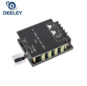 AJMRTC ZK-1002L Bluetooth 5.0 Digital Audio Amplifier Board, 100W×2 Stereo Mini Power AMP Module, DC12V-24V High Power Bluetooth Amplifier for DIY Speaker Home Audio System AJMRTC ZK-1002L Bluetooth 5.0 Digital Audio Amplifier Board, 100W×2 Stereo Mini Power AMP Module, DC12V-24V High Power Bluetooth Amplifier for DIY Speaker Home Audio System
