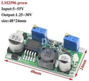 AJMRTC LM2596HV DC-DC Adjustable Step Down Power Module, Constant Current Constant Voltage Lithium Polymer Battery Charging Regulator Board AJMRTC LM2596HV DC-DC Adjustable Step Down Power Module, Constant Current Constant Voltage Lithium Polymer Battery Charging Regulator Board