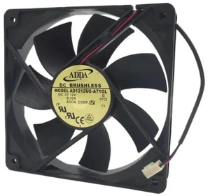 AJMRTC AD1212US-A71GL 12025 Cooling Fan, 120x120x25mm 12CM DC12V 0.50A Axial Fan, High Airflow Chassis Fan for Industrial Cabinet, PC Case and Equipment Heat Dissipation AJMRTC AD1212US-A71GL 12025 Cooling Fan, 120x120x25mm 12CM DC12V 0.50A Axial Fan, High Airflow Chassis Fan for Industrial Cabinet, PC Case and Equipment Heat Dissipation