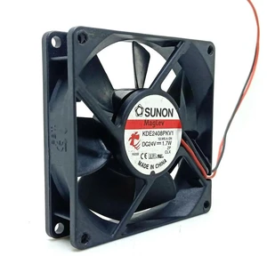 AJMRTC KDE2408PKV1 8020 Silent Cooling Fan, 80x80x20mm 8CM DC 24V 1.7W Quiet DC Axial Fan, Replacement Inverter Fan for Industrial Cabinet, Power Supply and Electronic Equipment Heat Dissipation AJMRTC KDE2408PKV1 8020 Silent Cooling Fan, 80x80x20mm 8CM DC 24V 1.7W Quiet DC Axial Fan, Replacement Inverter Fan for Industrial Cabinet, Power Supply and Electronic Equipment Heat Dissipation