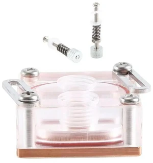 AJMRTC Front Hole CPU Water Cooling Block, Acrylic Transparent Water Cooler Block for Computer CPU, South Bridge and North Bridge, Liquid Cooling Heat Exchanger for PC Water Cooling System Modding AJMRTC Front Hole CPU Water Cooling Block, Acrylic Transparent Water Cooler Block for Computer CPU, South Bridge and North Bridge, Liquid Cooling Heat Exchanger for PC Water Cooling System Modding
