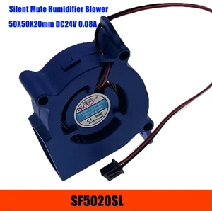 AJMRTC SF5020SL Silent Turbine Blower Cooling Fan, DC 24V 0.08A 50x50x20mm 3600RPM, 5cm Mute Replacement Fan for Humidifier, Small Equipment Precision Cooling Repair Part AJMRTC SF5020SL Silent Turbine Blower Cooling Fan, DC 24V 0.08A 50x50x20mm 3600RPM, 5cm Mute Replacement Fan for Humidifier, Small Equipment Precision Cooling Repair Part