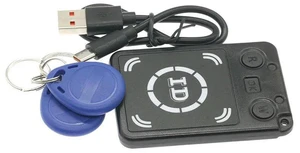 AJMRTC 125KHz RFID ID Card Copier Machine, Handheld ID Card Duplicator with R Read & W Write Buttons, Completes Copy in 5 Seconds, Offline Operation, No Computer Required for Access Control ID Card AJMRTC 125KHz RFID ID Card Copier Machine, Handheld ID Card Duplicator with R Read & W Write Buttons, Completes Copy in 5 Seconds, Offline Operation, No Computer Required for Access Control ID Card